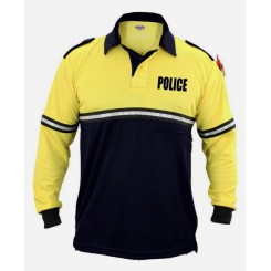 Polo Two-Tone Black/Yellow