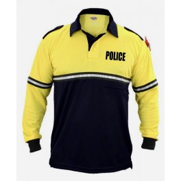 Polo Two-Tone Black/Yellow