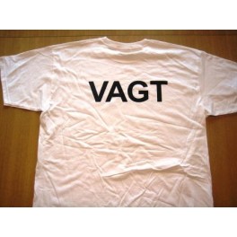 T-shirt "VAGT". Hvid.